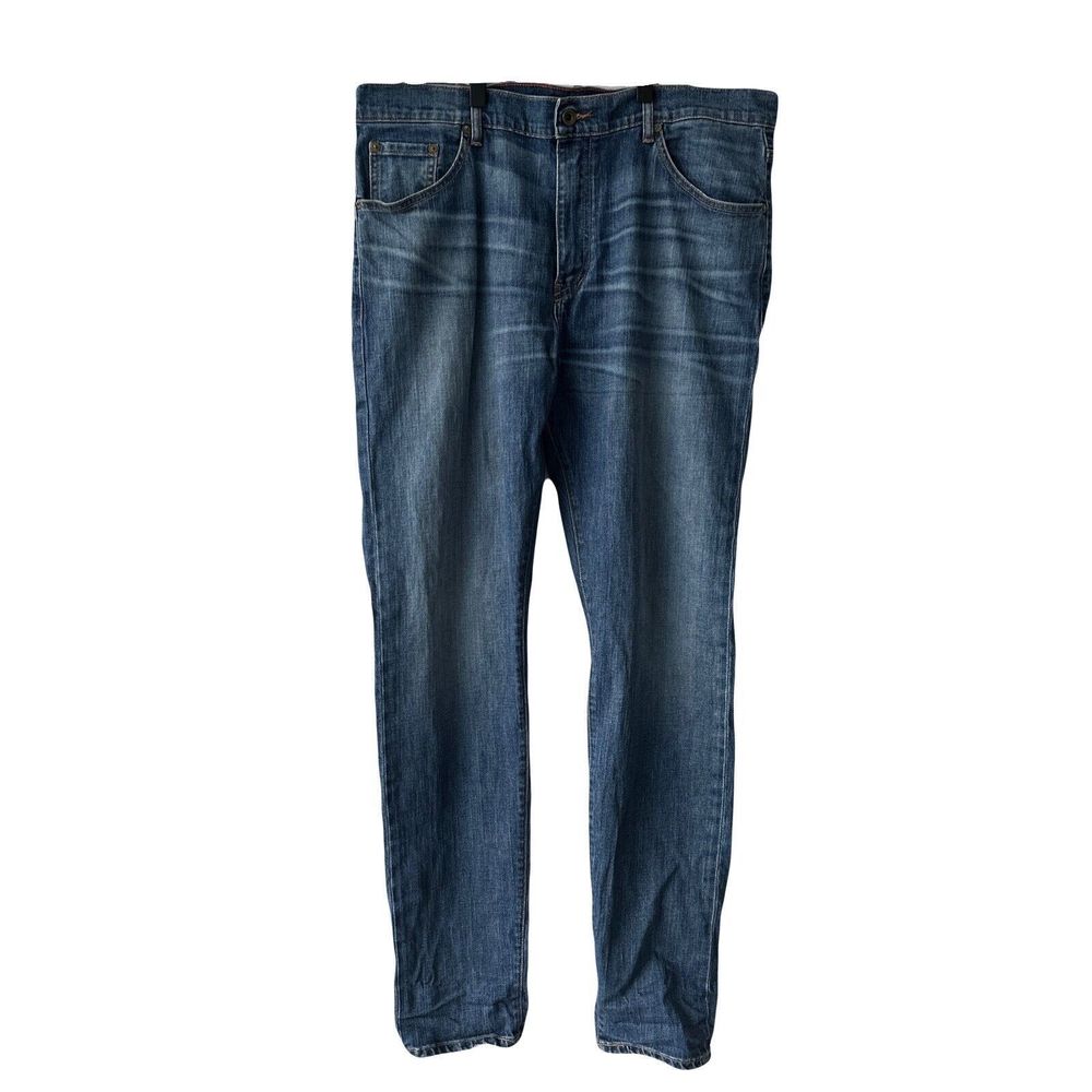 Raleigh Denim Workshop Blue Jeans Size 36 Graham Relaxed Tapered Handmade in USA